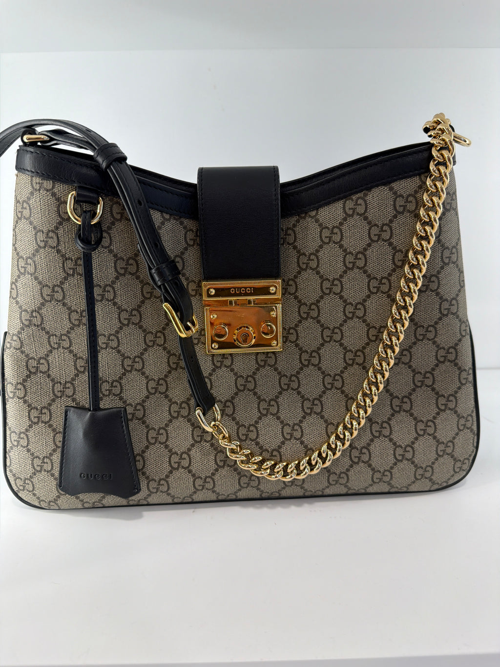 Gucci Padlock GG pelle e canvas