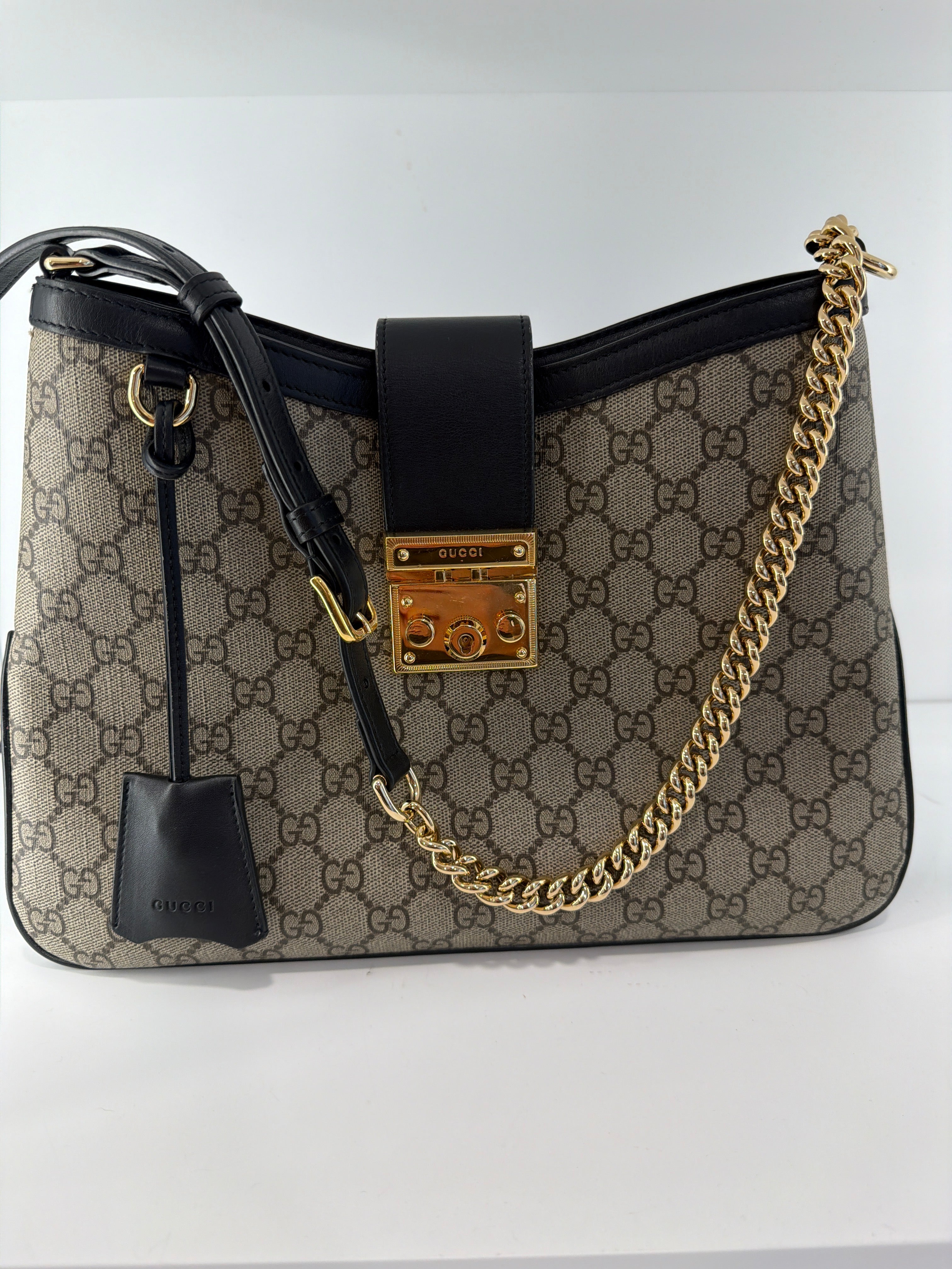 Gucci Padlock GG pelle e canvas