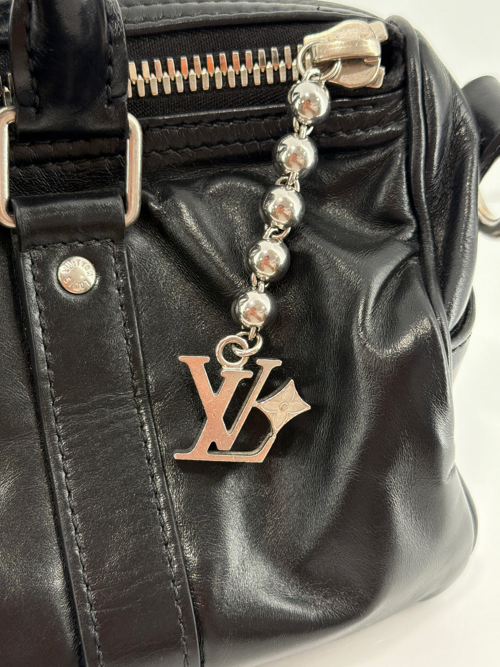 Louis Vuitton Keepall Cargo Bandoulière 25 in Pelle di Vitello Nera (Modello M13988)