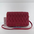 Miu Miu Flap Crossbody Bag Matelasse Leather Small
