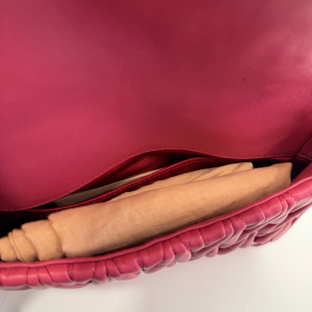 Miu Miu Flap Crossbody Bag Matelasse Leather Small